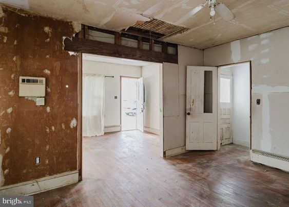 Empty room, Interior, Wood Texture Flooring