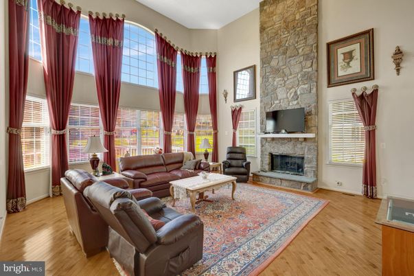 Fireplace, Interior, Living room, Stone Walls, Wood Texture Flooring