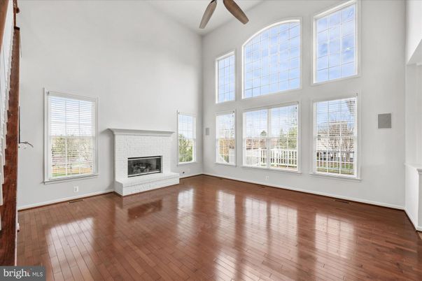 Empty room, Fireplace, Interior, Wood Texture Flooring