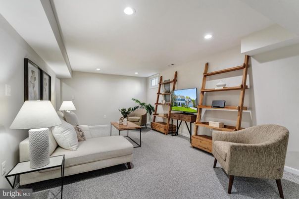Home Office, Interior, Living room, Recessed Lighting