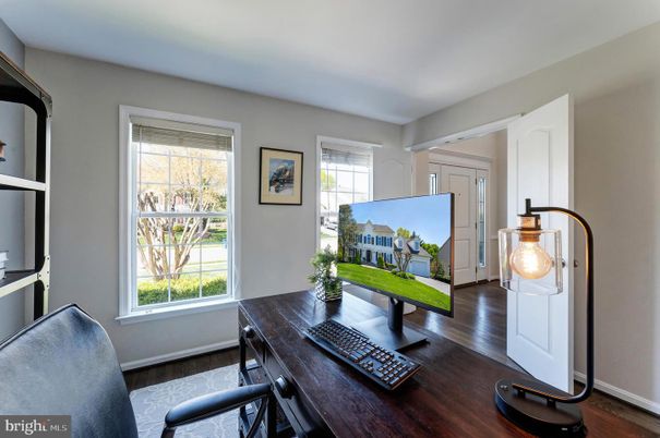 Home Office, Interior, Wood Texture Flooring