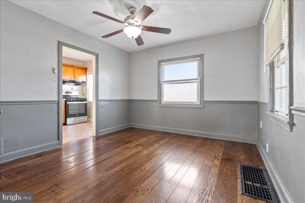 Empty room, Interior, Kitchen, Wood Texture Flooring