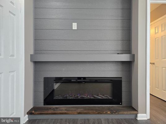 Fireplace, Interior, Wood Texture Flooring