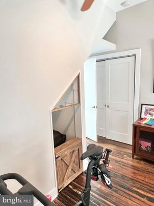 Fitness Equipment, Interior, Wood Texture Flooring