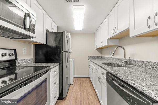 Interior, Kitchen, Wood Texture Flooring