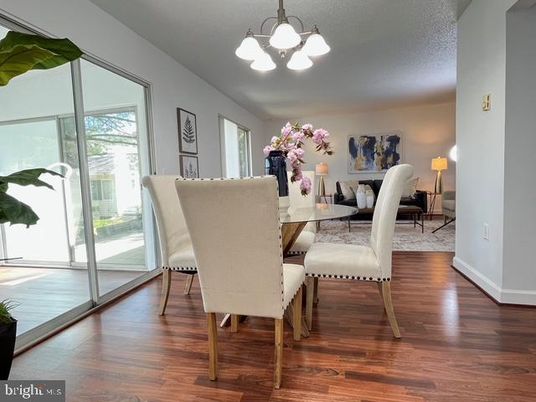 Dining room, Interior, Wood Texture Flooring