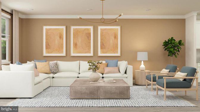 Interior, Living room, Pendant Lights, Wood Texture Flooring
