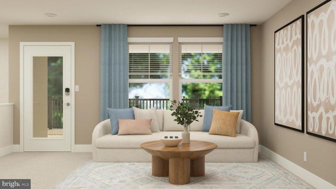 Interior, Living room, Recessed Lighting