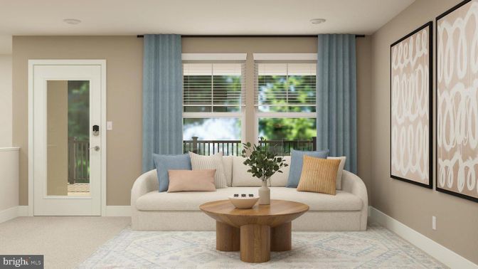 Interior, Living room, Recessed Lighting