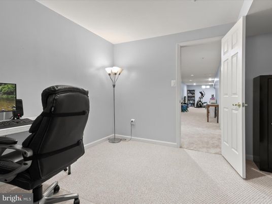Home Office, Interior, Recessed Lighting
