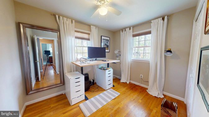 Home Office, Interior, Wood Texture Flooring
