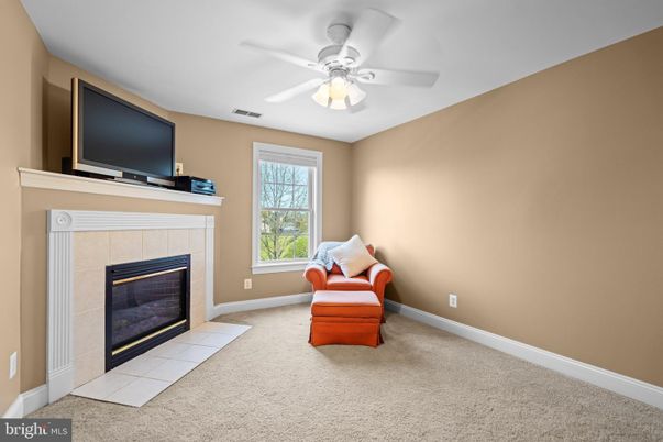 Empty room, Fireplace, Interior