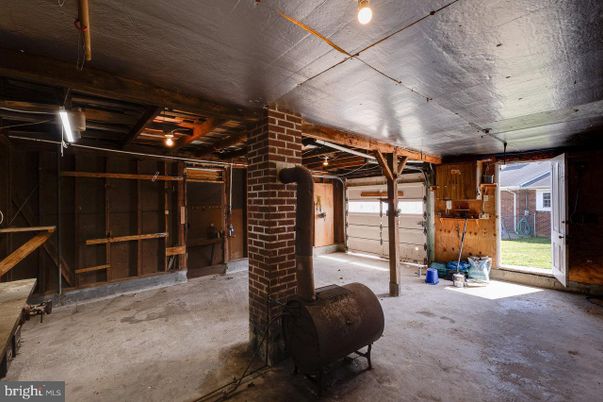 Interior, Stone Walls, Wooden Beams