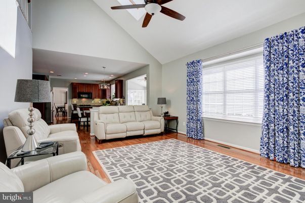 Interior, Kitchen, Living room, Recessed Lighting, Stainless Steel Appliances, Wood Texture Flooring