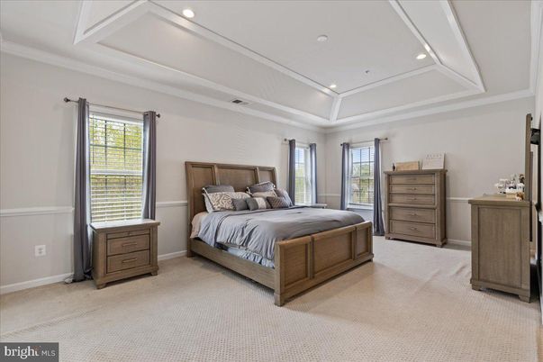 Bedroom, Interior, Recessed Lighting