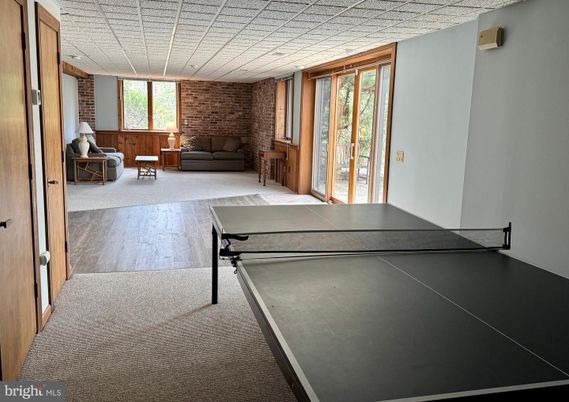 Interior, Stone Walls, Wood Texture Flooring