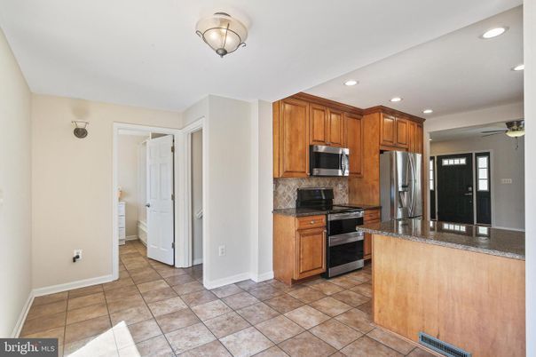 Interior, Kitchen, Recessed Lighting, Stainless Steel Appliances