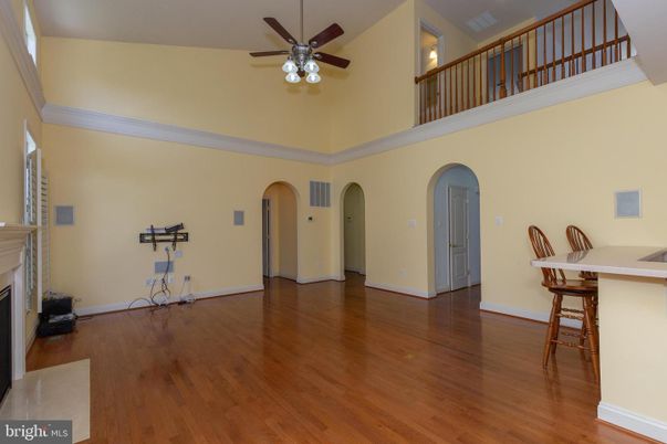 Dining room, Fireplace, Interior, Wood Texture Flooring
