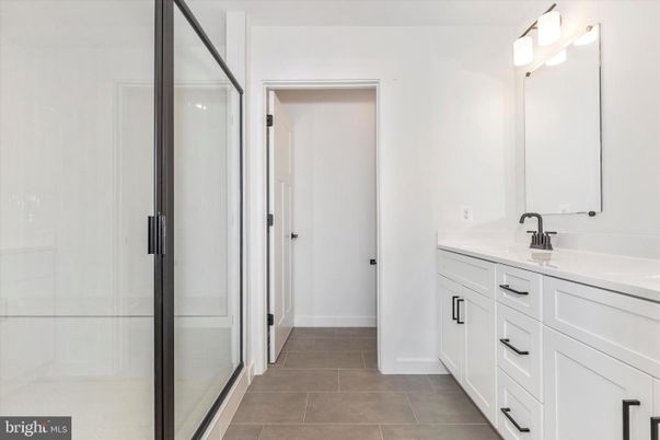 Bathroom, Dual Sink Vanities, Glass Shower, Interior