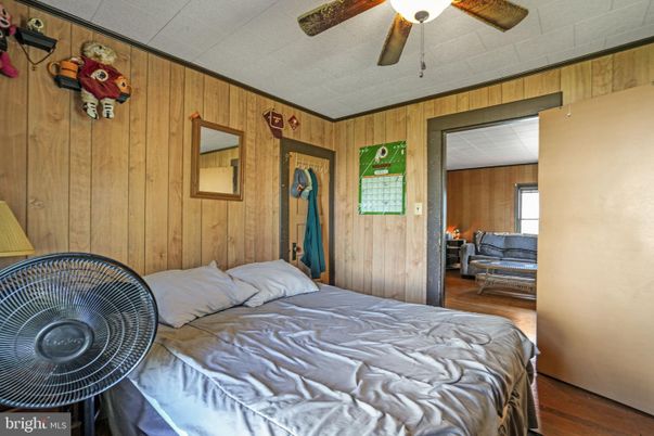 Bedroom, Interior, Wood Texture Flooring, Wooden Walls