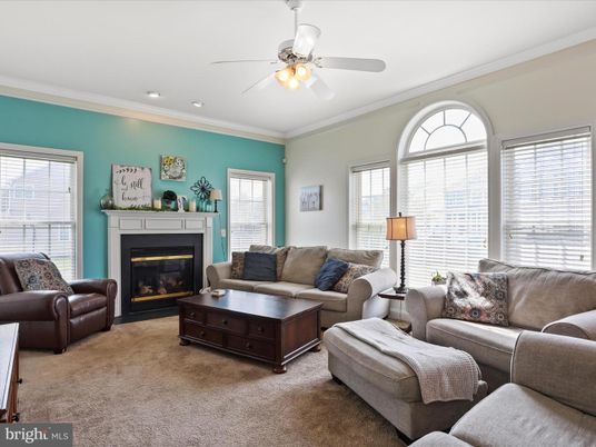 Fireplace, Interior, Living room, Recessed Lighting