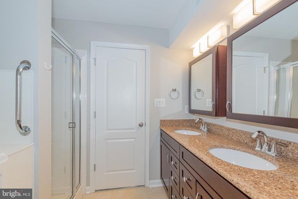 Bathroom, Dual Sink Vanities, Glass Shower, Interior