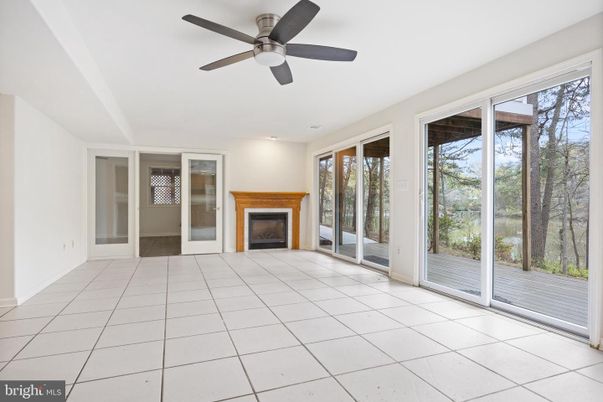 Empty room, Fireplace, Interior, Recessed Lighting