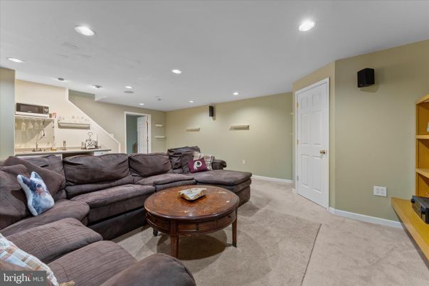 Interior, Living room, Recessed Lighting