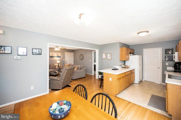 Dining room, Interior, Kitchen, Living room, Wood Texture Flooring