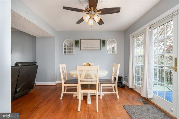 Dining room, Interior, Wood Texture Flooring
