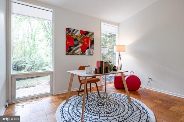 Home Office, Interior, Wood Texture Flooring