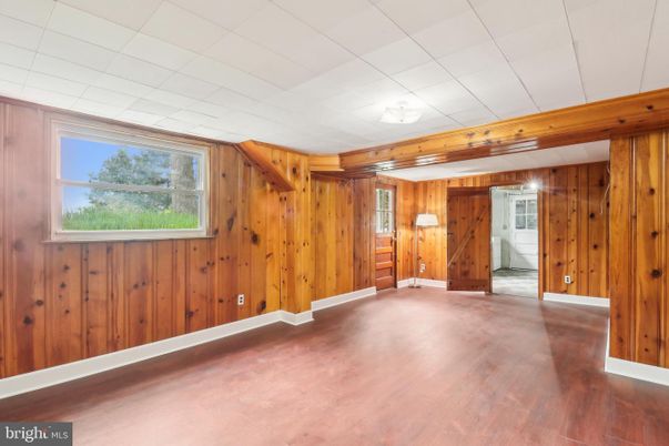 Empty room, Interior, Wood Texture Flooring, Wooden Walls