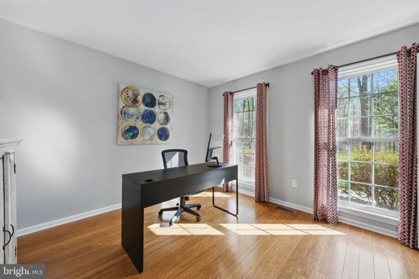 Home Office, Interior, Wood Texture Flooring