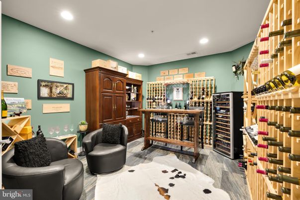 Interior, Recessed Lighting, Wine Storage, Wood Texture Flooring