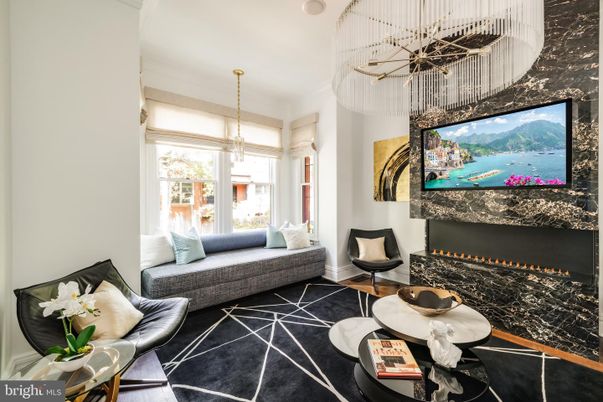 Fireplace, Interior, Living room, Pendant Lights