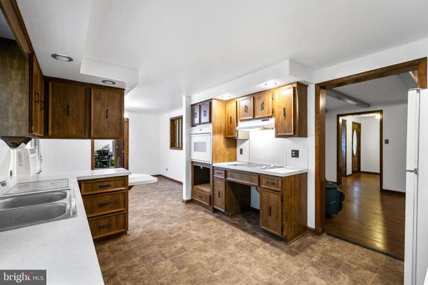 Interior, Kitchen, Wood Texture Flooring