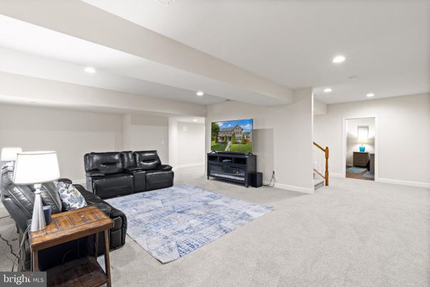 Interior, Living room, Recessed Lighting