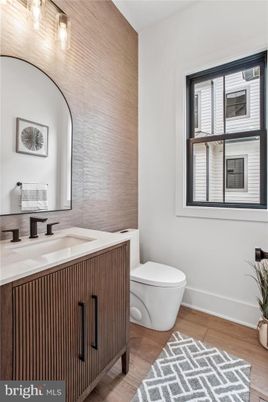 Bathroom, Interior, Wood Texture Flooring
