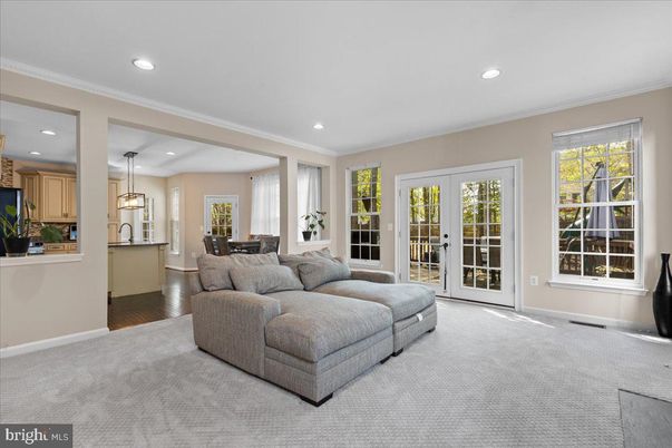 Dining room, Interior, Kitchen, Living room, Pendant Lights, Recessed Lighting, Wood Texture Flooring