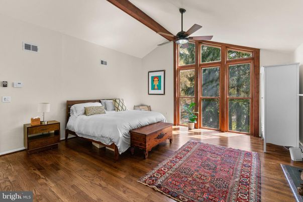 Bedroom, Interior, Wooden Beams, Wood Texture Flooring