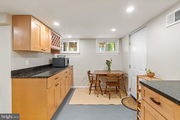 Dining room, Interior, Recessed Lighting