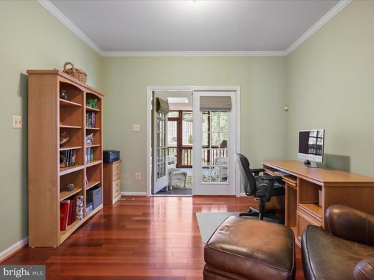 Home Office, Interior, Wood Texture Flooring
