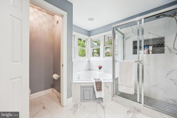 Bathroom, Glass Shower, Interior, Marble, Marble Walls