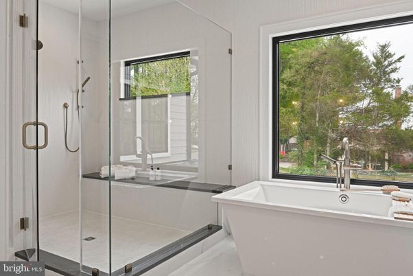 Bathroom, Free Standing Baths, Glass Shower, Interior