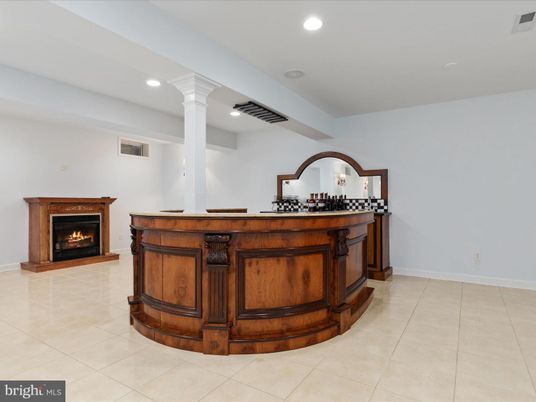 Fireplace, Interior, Recessed Lighting
