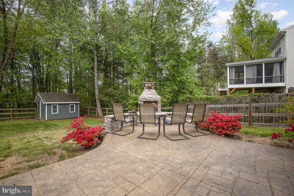 Backyard, Exterior, Fireplace