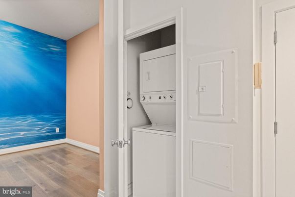 Interior, Utility Closets, Washer, Wood Texture Flooring