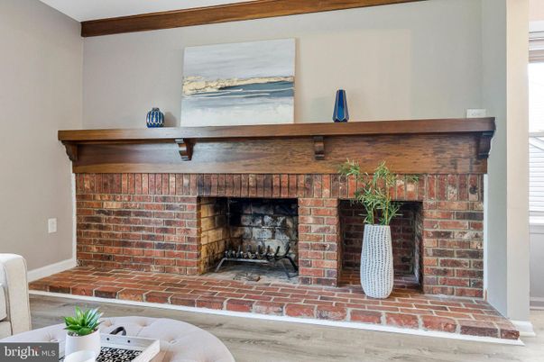 Fireplace, Interior, Wood Texture Flooring