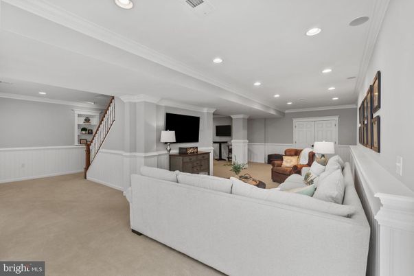 Interior, Living room, Recessed Lighting