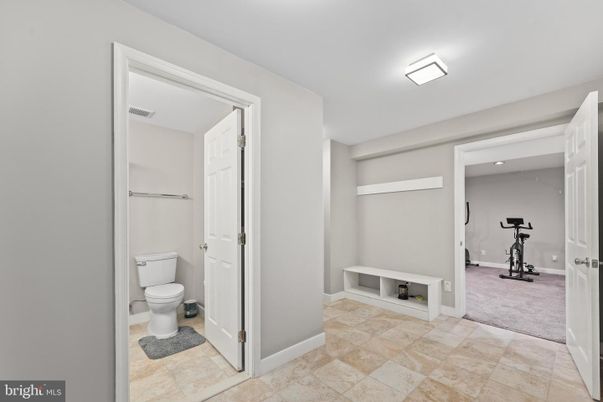 Bathroom, Fitness Equipment, Interior, Recessed Lighting